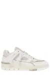 Axel Arigato Area Lo Beige Low Top Sneakers With Logo Patch On The Tongue And Chunky Sole In Leather Man In Neutral
