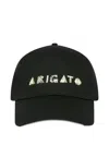 Axel Arigato The Thread Embroidered Baseball Cap In Black