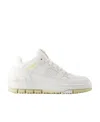 Axel Arigato Perforated Round Toe Sneaker With Recycled Dustbag In White