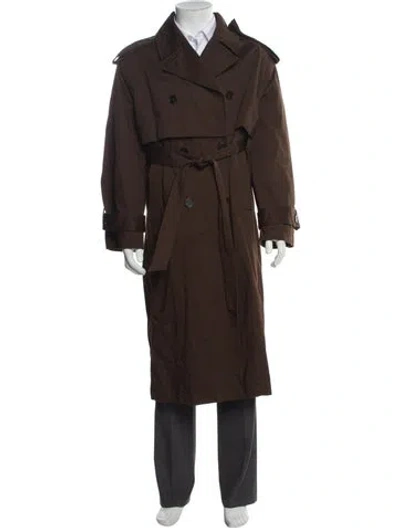 Pre-owned Axel Arigato Trench Coat In Brown