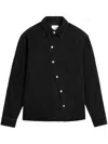 Axel Arigato Twist Denim Shirt In Black