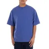 Axel Arigato Typo Embroidered Cotton T-shirt In Blue