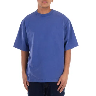 Axel Arigato Typo Embroidered Cotton T-shirt In Blue