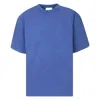Axel Arigato Typo Embroidered Cotton T-shirt In Blue