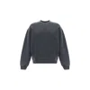 Axel Arigato Anthracite Grey Typo-embroidered Jersey Sweatshirt