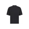 Axel Arigato Relaxed-fit Black T-shirt With Embroidered Logo