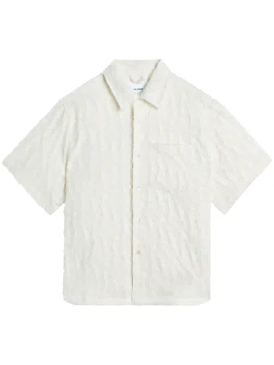 Axel Arigato Wade Bubble Cotton Shirt In 中性色