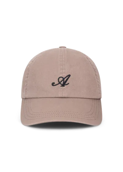 Axel Arigato Washed Signature Cap In Beige