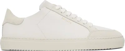 Axel Arigato White & Beige Clean 90 Triple Sneakers In White/beige