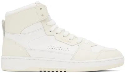Axel Arigato Dice Hi Sneakers In White/cremino