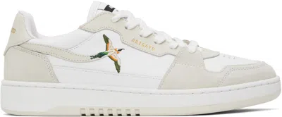 Axel Arigato White & Beige Dice Lo Bee Bird Sneakers In White/off White