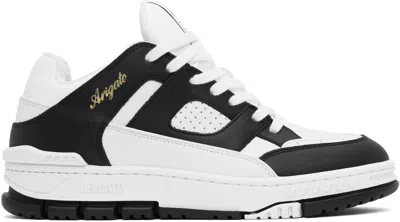 AXEL ARIGATO WHITE & BLACK AREA LO SNEAKERS
