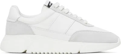 Axel Arigato White & Gray Genesis Vintage Runner Sneakers