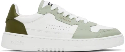 AXEL ARIGATO WHITE & GREEN DICE LO SNEAKERS