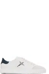 Axel Arigato White & Navy Clean 90 B Bird Sneakers In White/dk Blue