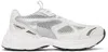 Axel Arigato White & Gray Marathon Runner Sneakers In White/silver