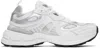 Axel Arigato White & Silver Sphere Runner Sneakers In White/silver