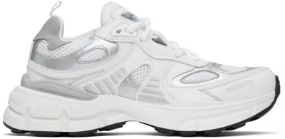Axel Arigato White & Silver Sphere Runner Sneakers
