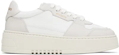 Axel Arigato White & Taupe Orbit Neo Sneakers In Off White/beige