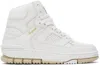 Axel Arigato Stitching Design High-top Casual Shoes In White/beige