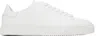 Axel Arigato Beige Clean 90 Suede Sneakers In White