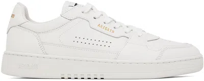 Axel Arigato Dice Lo Sneakers In White Suede And Leather
