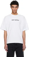 Axel Arigato Distort Logo-print Cotton T-shirt In White