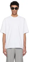 Axel Arigato Capital Logo-embroidered Cotton T-shirt In White