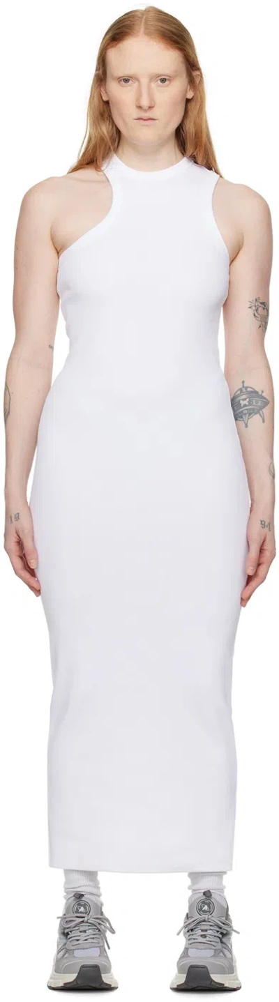 Axel Arigato White Scoop Asymmetric Maxi Dress