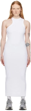 Axel Arigato White Scoop Asymmetric Maxi Dress In White