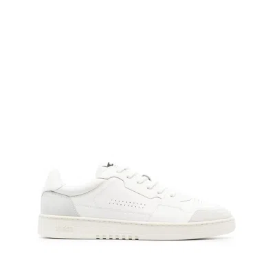 Axel Arigato Suede Leather Low Top Sneakers In White