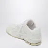 Axel Arigato 'area Cloud' White Low Top Sneakers With Laminated Leather In Leather Blend Man
