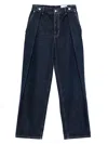 Axel Arigato Denim Wide-leg Jeans In Blue