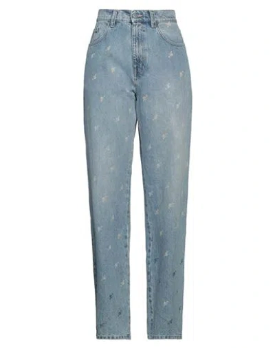 Axel Arigato Woman Jeans Blue Size 32 Cotton