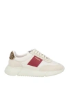 Axel Arigato Genesis Mixed Leather Retro Runner Sneakers In Beige