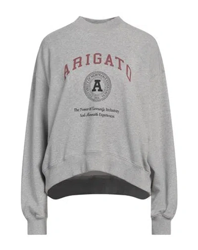 AXEL ARIGATO AXEL ARIGATO WOMAN SWEATSHIRT LIGHT GREY SIZE S ORGANIC COTTON