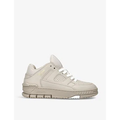 Axel Arigato Womens Beige Area Lo Leather Low-top Trainers