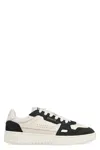 Axel Arigato White Black Round Toe Sneakers In White