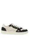 Axel Arigato White Black Round Toe Sneakers In White