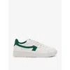 AXEL ARIGATO DICE-A PANELLED LEATHER AND SUEDE LOW-TOP TRAINERS