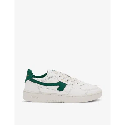 AXEL ARIGATO AXEL ARIGATO WOMEN'S WHITE/OTH DICE-A PANELLED LEATHER AND SUEDE LOW-TOP TRAINERS