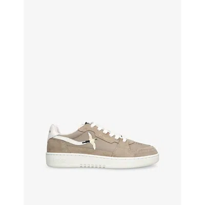 Axel Arigato Womens  Dice Lo Bird Leather Low-top Trainers In Beige Oth