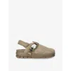 Axel Arigato Suede Sandals In Beige