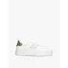 Axel Arigato Womens Vintage Orbit Leather Low-top Trainers Pale G In Pale Green