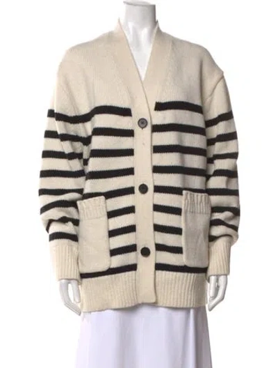 Pre-owned Axel Arigato Wool Striped Sweater In Neutrals