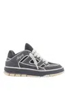 Axel Arigato Low-top Nubuck Sneakers With Contrasting Stitching In Multi