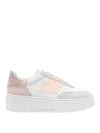 Axel Arigato Orbit Vintage Sneakers In White Suede And Leather In White