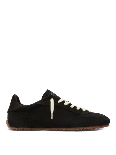 Axel Arigato Daze Runner Black Sneaker With Logo On The Tongue And Grooved Sole In Suede Man