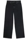 Axel Arigato Zine Straight-leg Jeans In Black
