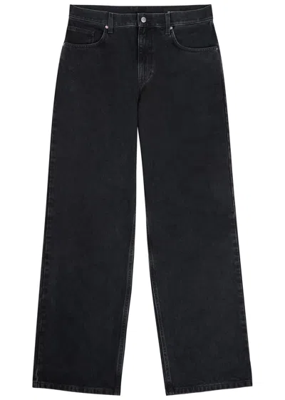 Axel Arigato Zine Straight-leg Jeans In Black